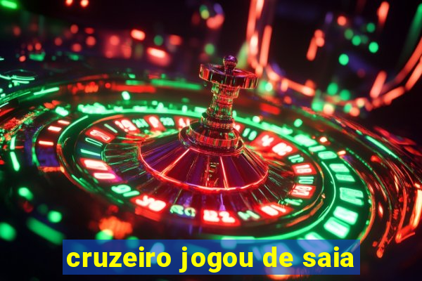 cruzeiro jogou de saia